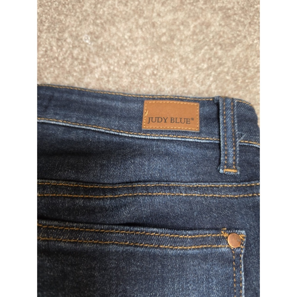 Judy Blue Skinny Fit Jeans Women's Size 7/28 Dark Wash Stretch Denim - Picture 7 of 7